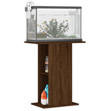 Aquarium Stand Brown Oak 60.5x36x72.5 cm Engineered Wood 833646