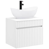 Bathroom Furniture Set White Engineered Wood 3404310