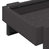 Chicken Feeding Trough Black 80 x 28 x 13.5 cm 874621