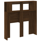 LED Headboard Brown Oak 100x18.5x103.5 cm Engineered Wood 837336