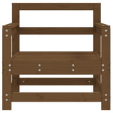 Garden Chairs 2 pcs Honey Brown Solid Wood Pine 825495