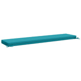 2-Piece Bench Cushions SOEST 2 pcs 100% Polyester Turquoise 950121