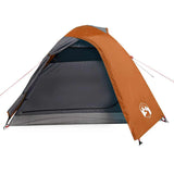 Camping Tent Dome 3-Person Orange Waterproof 94333