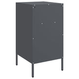 Bedside Cabinet Anthracite 36x39x68 cm Steel 843070