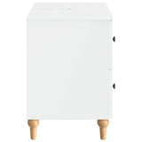 Bathroom Sink Cabinet ALKMAAR High Gloss White 82 x 41x 59 cm 896139