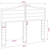 Headboard Sonoma Oak Engineered wood 888685