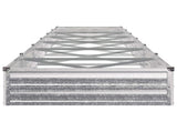 Raised Garden Bed Silver 600 x 80 x 24 cm galvanized 8006533