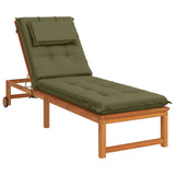 Sunlounger Cushion GEMERT 100% Polyester Olive Green 947485