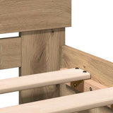 Bed Frame Artisan Oak 203 x 104 x 70 cm Engineered Wood 3376051