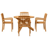 Garden Dining Set 3 pcs Brown Solid Acacia wood 3255792