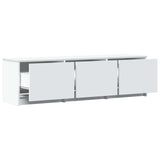 TV Cabinet with LED White 140 x 34 x 40 cm Engineered Wood 3418710