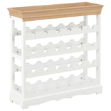 Wine Cabinet White 70x22.5x70.5 cm MDF 280065