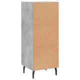 Sideboard Concrete Grey 34.5x34x90 cm Engineered Wood 828624