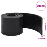 Rubber Edge for Snow Plow Black 300x15x1 cm 4103532