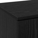 Highboard 80 x 35 x 180 cm Engineered Wood Black oak 3365563