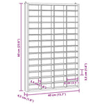 ZNTS Wooden Collector's Display Case with 56 Compartments 40x4.5x60cm 4017380