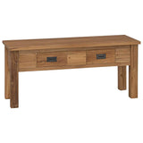 Hall Bench Solid Teak 90x30x40 cm 244486