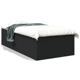 Bed Frame without Mattress Black 100x200 cm 3280959