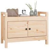 Hall Bench 80x40x60 cm Solid Wood Pine 821779