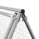 Chicken Cage Silver 200x105x91 cm Galvanised Steel 172557