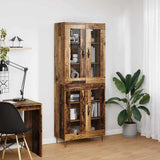 Highboard Old Wood 69.5 x 34 x 180 cm Engineered Wood 3403174