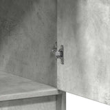 Highboard Concrete Grey 40 x 40.5 x 135 cm Engineered Wood 865076