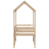High Sleeper Bed without Mattress 80x200 cm Solid Wood Pine 3282135