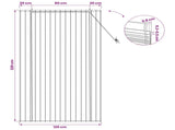 Roller Blind Natural 120 x 220 cm Reed 42034651