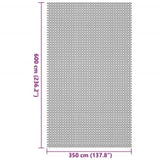 Tent Carpet Blue 600 x 350 cm Polyester 42002785