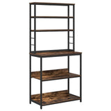 Kitchen Shelf Smoked Oak 80 x 40 x 168 cm Engineered Wood 883888