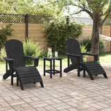 Garden Chair 2 pcs Black 83 x 74 x 92 cm Polyethylene 3335844