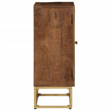 Sideboard 55x30x76 cm Solid Wood Mango and Iron 371997