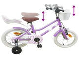 Kids Bike 12 Inches for 2-4 Years Old Purple 42009217