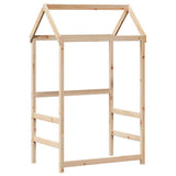 Kids' Bed Roof 118x70x176.5 cm Solid Wood Pine 846985