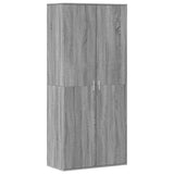 Shoe Cabinet Grey Sonoma 80x39x178 cm Engineered Wood 3276677