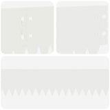 Lawn Edging 10 pcs 103 x 10 cm Steel White 8008424