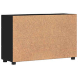 Sideboard FLORIN Black 88.5 x 30.5 x 55.5 cm Engineered Wood 880292