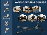 Foldable Weight Bench, Adjustable Strength Training Sit Up Ab Bench, Incline/Decline, Blue T3398P425049