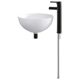 Bathroom Wash Basin Matte Black 35.5 x 35.5 x 14.5 cm Metal 890245