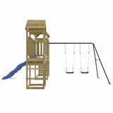 Outdoor Playset Natural pine Impregnated pine wood Large Durable 3155911