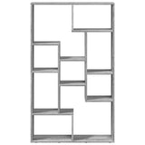 Bookcase Grey Sonoma 72x20x120,5 cm Engineered Wood 858161