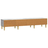 TV Cabinet Concrete Grey 147 x 34.5 x 30 cm Engineered Wood 894708