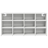 Shoe Cabinet with Shelf White 103 x 30 x 51 cm Engineered wood 808702