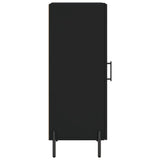 Sideboard Black 34.5x34x90 cm Engineered Wood 828805