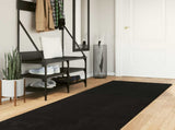 Medium Pile Soft and Washable Rug HUARTE Black 300 x 80 cm 42022511