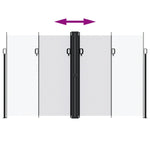 Retractable Side Awning White 200x1200 cm 4004856