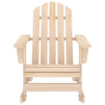 Garden Adirondack Rocking Chair Solid Fir Wood 315882