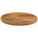 Table Top 60x3.8 cm Round Solid Wood Mango 370075