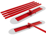 488 Concrete Bull Float, Stainless Steel Concrete Finishing Tool, Adjustable Bracket & 4 Float 01103456
