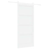 Sliding Door ORKDAL White 93 x 211 cm Solid Pine Wood 3333713